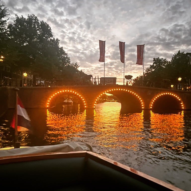 romantische sunset cruise amsterdam